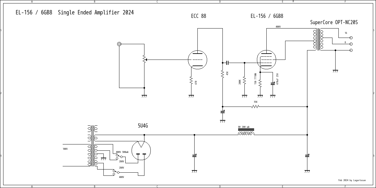 el156 single ended amplifier 