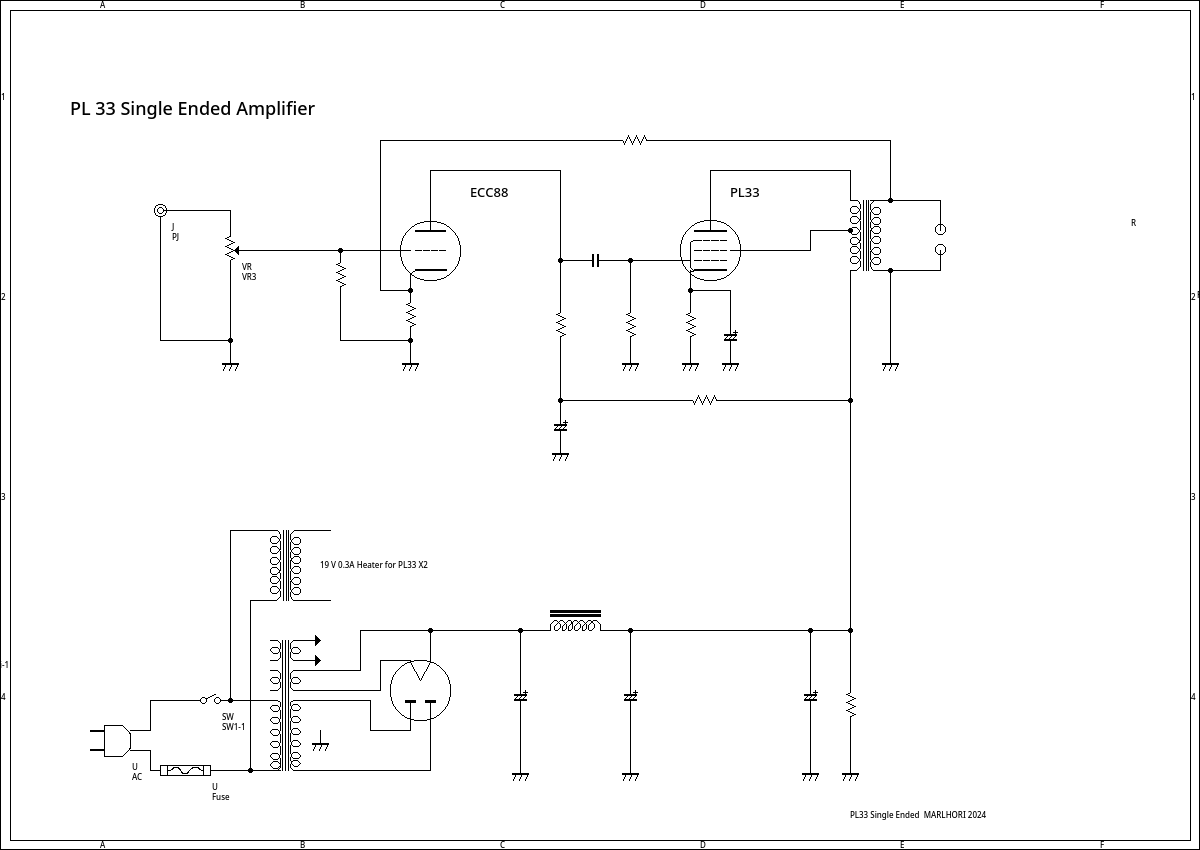 PL33 Single Ended Amplifer 