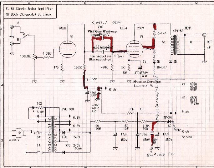 circuito diagram triodo